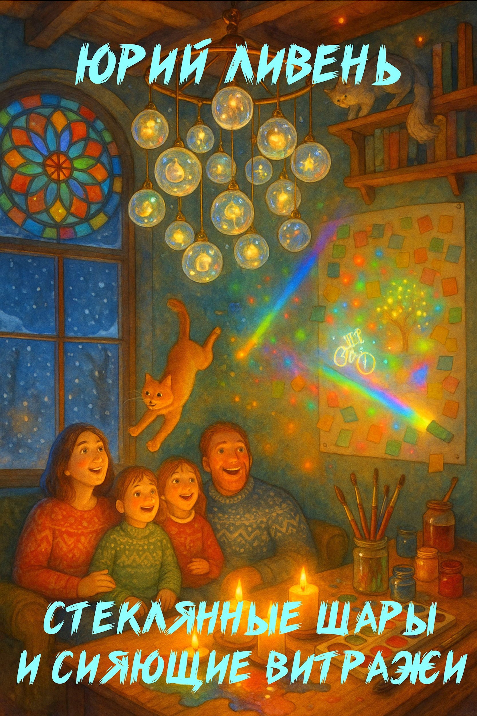 Обложка книги «Стеклянные шары и сияющие витражи»