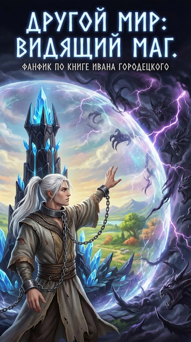 Обложка книги «Другой мир: видящий маг. Фанфик - продолжение.»