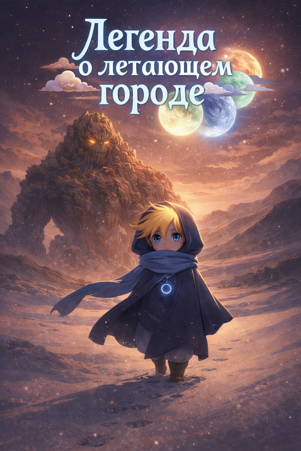 Обложка книги «Легенда о летающем городе»