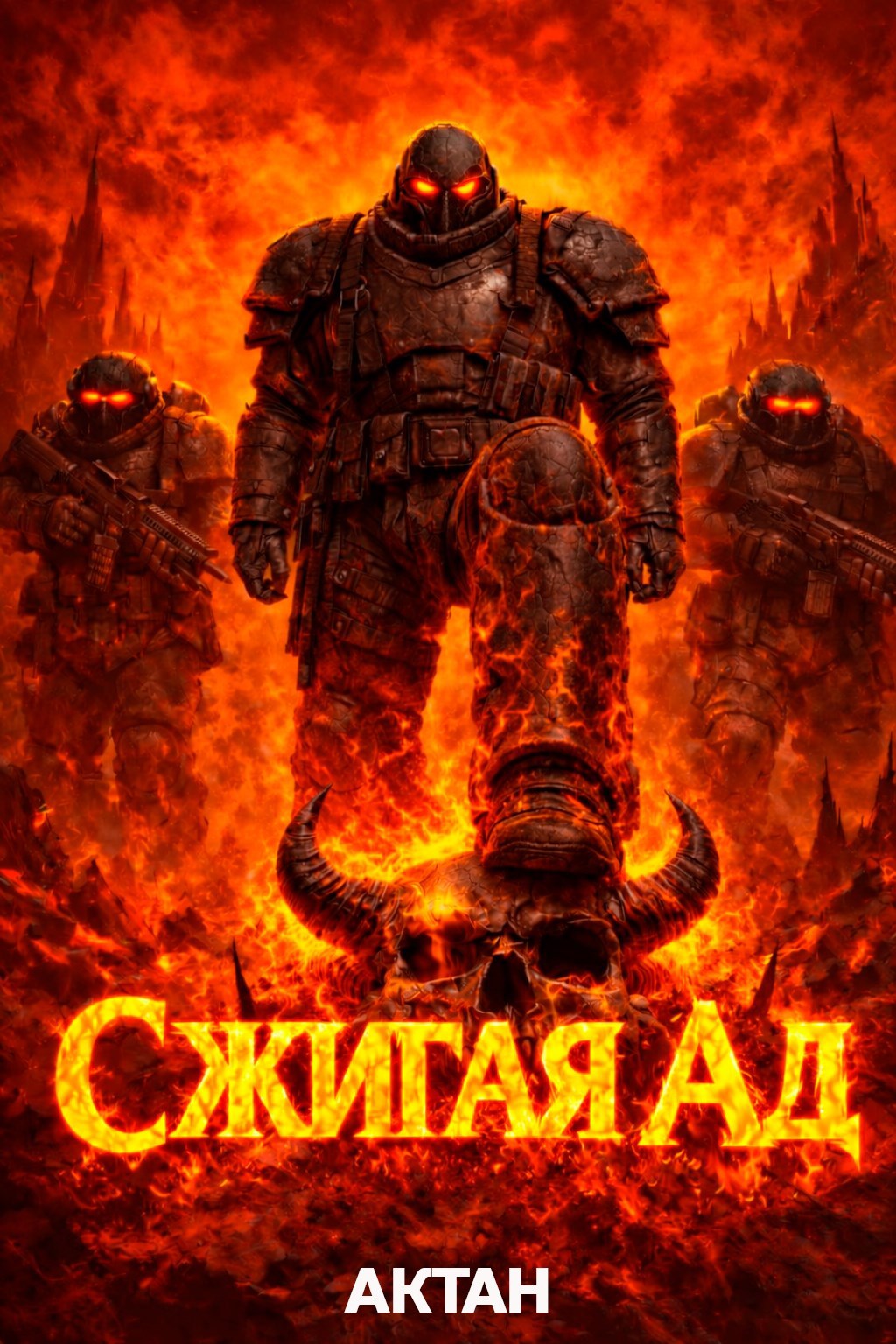 Обложка книги «Сжигая Ад»