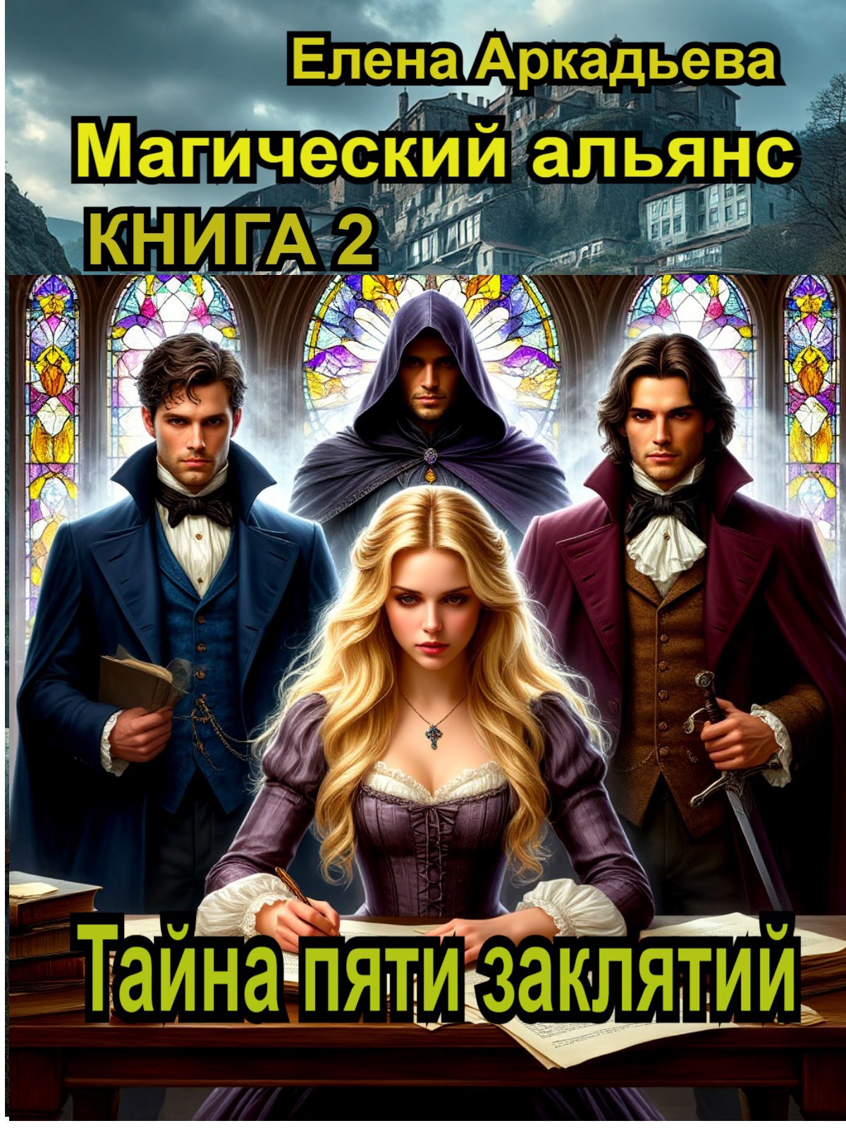 Обложка книги «Тайна пяти заклятий»