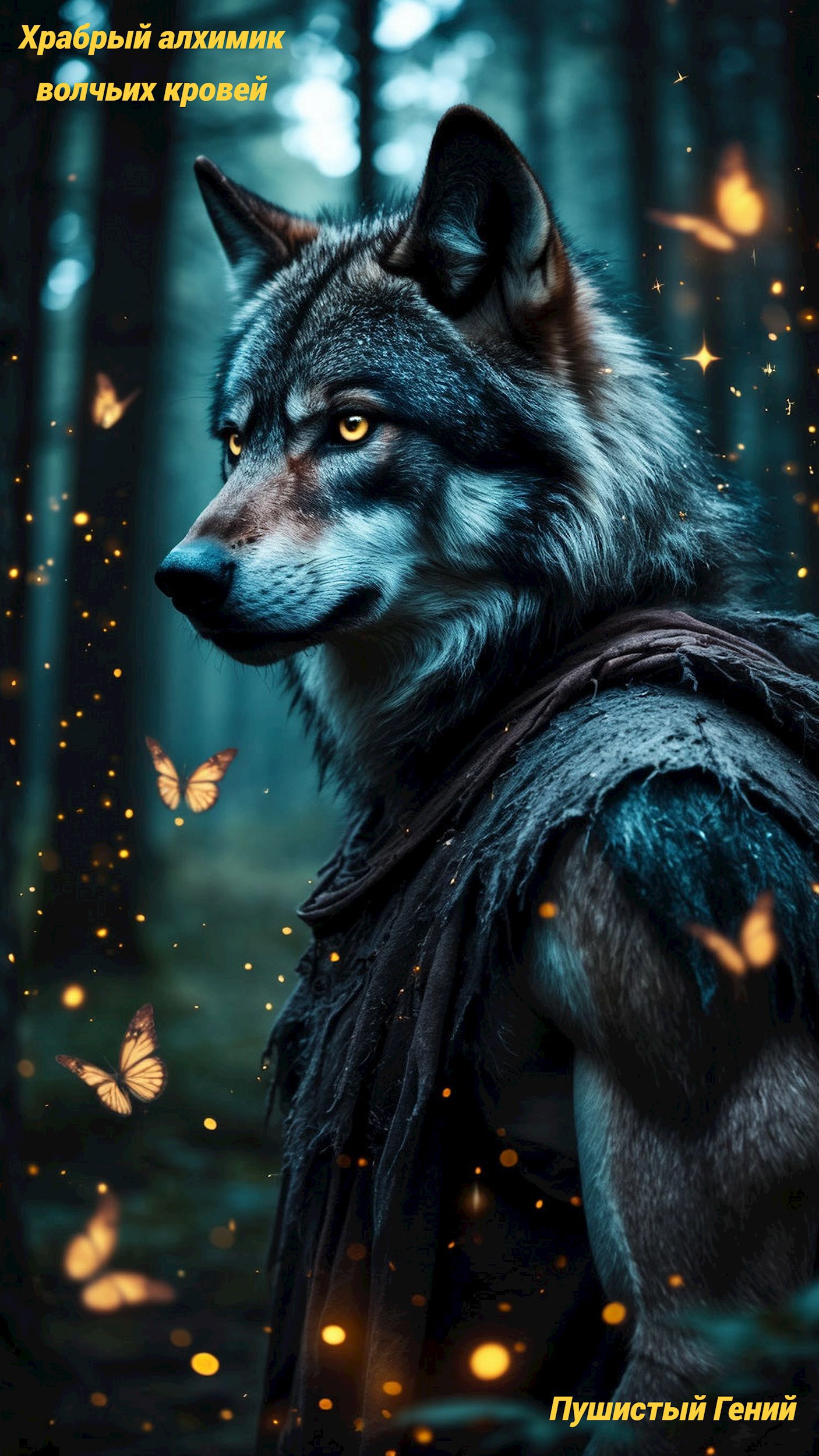 Обложка книги «Храбрый алхимик волчьих кровей»