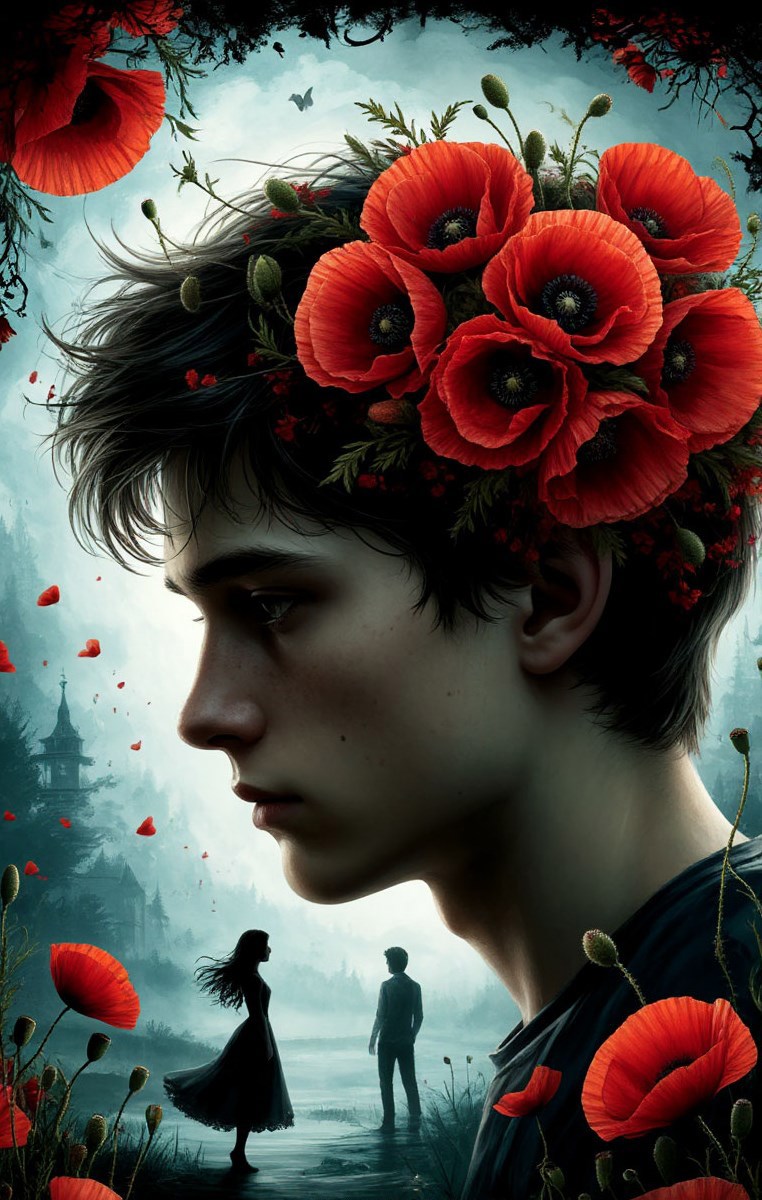 Обложка книги «Девочка с маковым венком.»