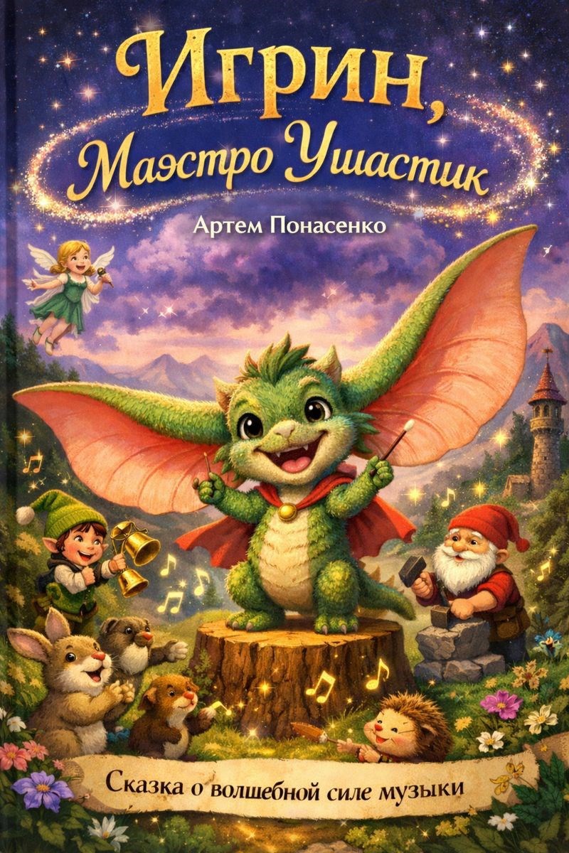 Обложка книги «Игрин, Маэстро Ушастик»