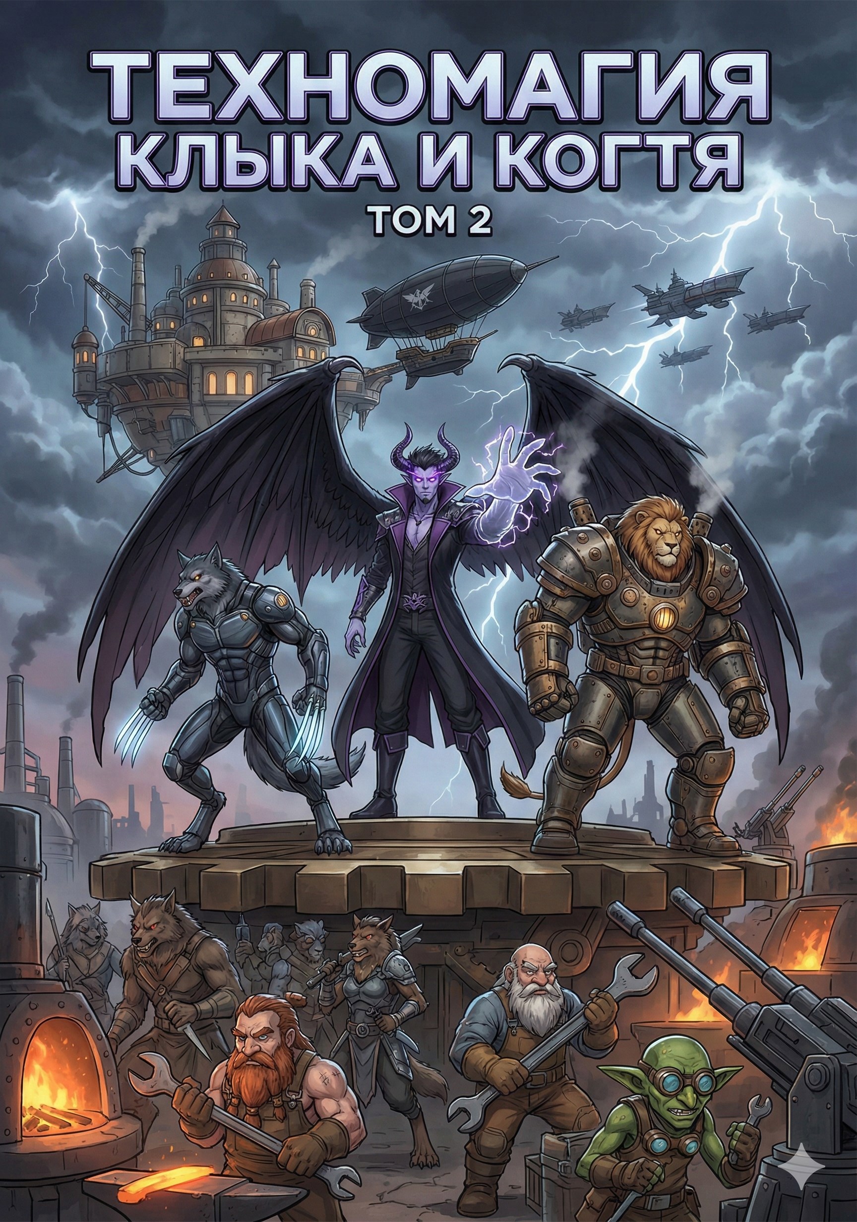 Обложка книги «Кодекс Владыки: Техномагия Клыка И Когтя «Том 2»»