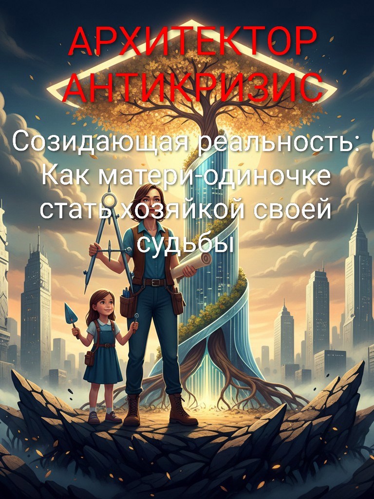 Обложка книги «Созидающая реальность: Как матери-одиночке стать хозяйкой своей судьбы»