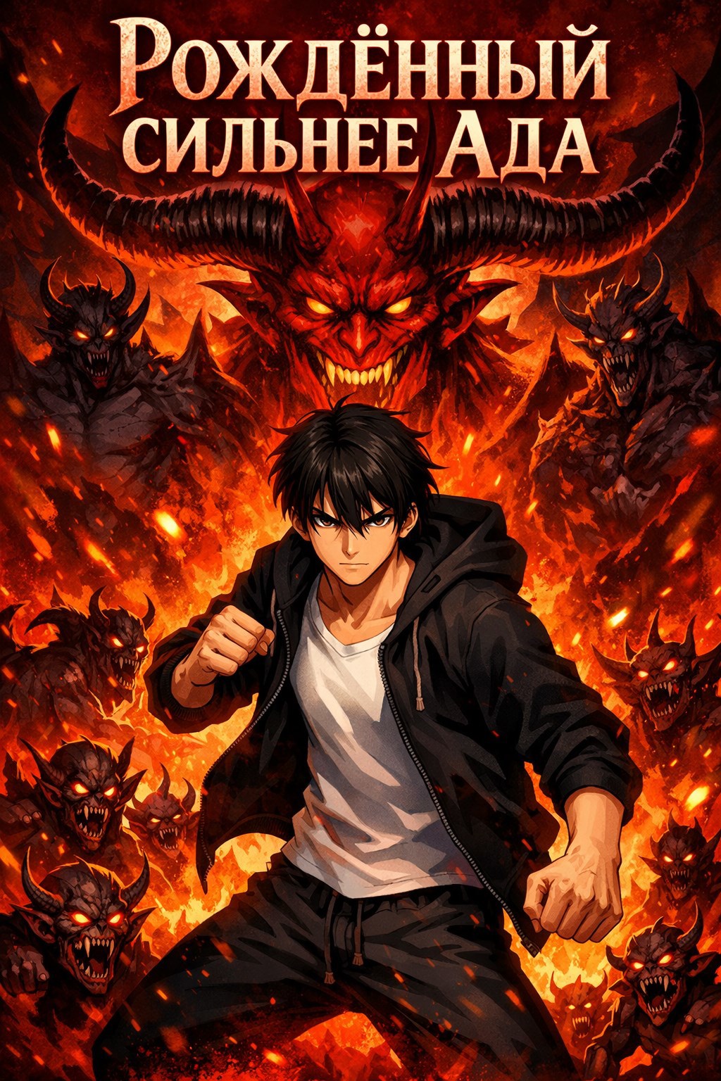 Обложка книги «Рождённый сильнее Ада»