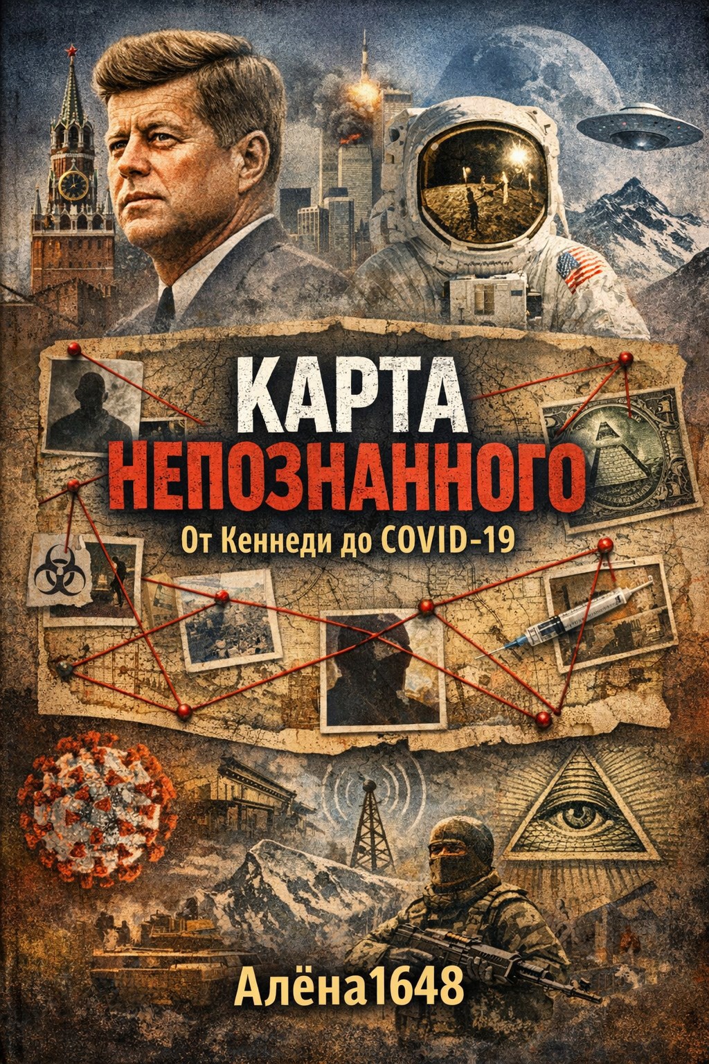 Обложка книги «Карта непознанного: От Кеннеди до COVID-19»