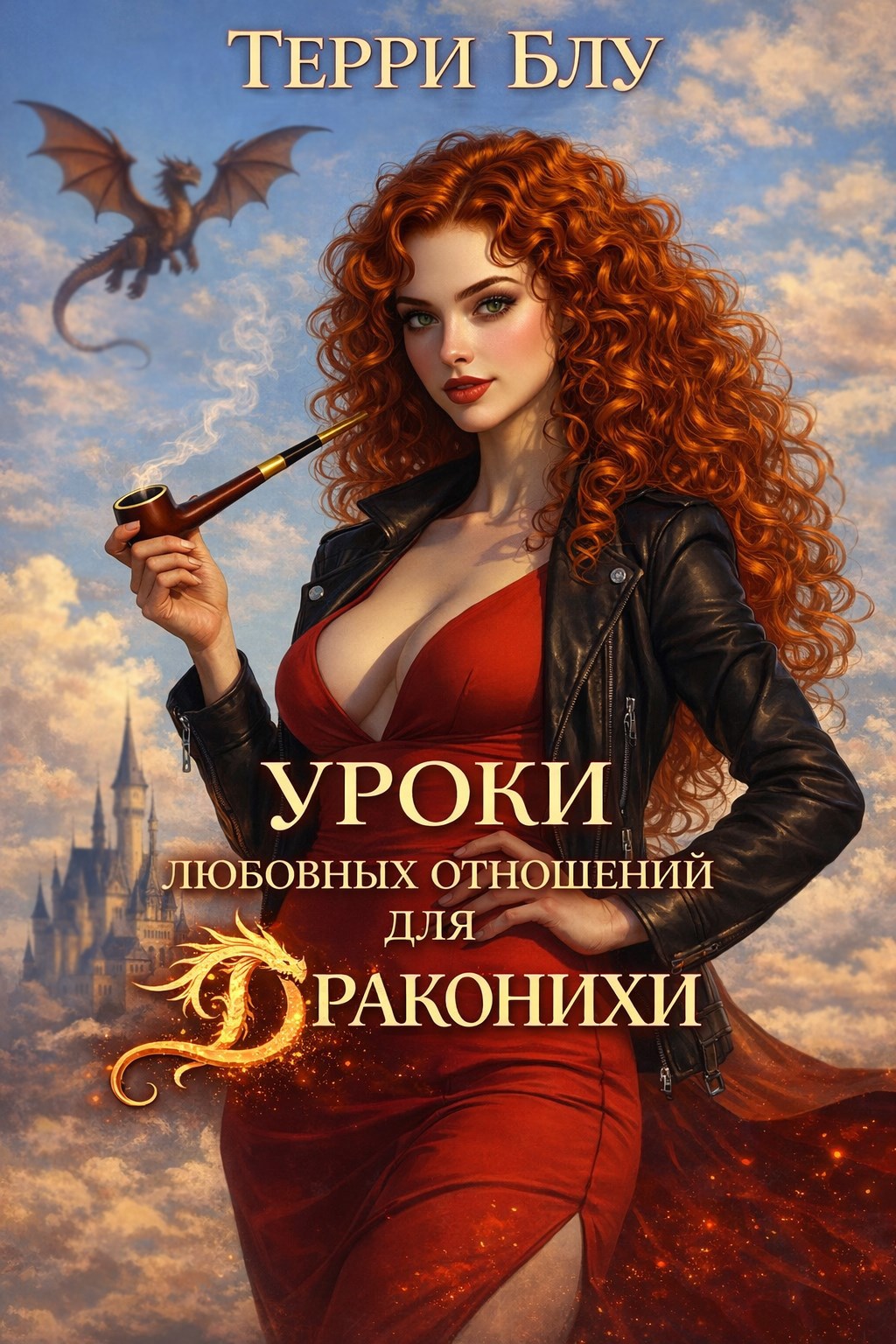Обложка книги «Уроки любовных отношений для драконихи»