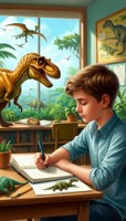 Обложка произведения Dinosaur Archaeologist’s Journal. Дневник археолога Юрского периода
