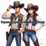 Обложка произведения Король будущего на диком западе