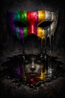 Обложка произведения Стирая краски семи масок