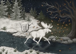 Белый Лось. Иллюстраци...