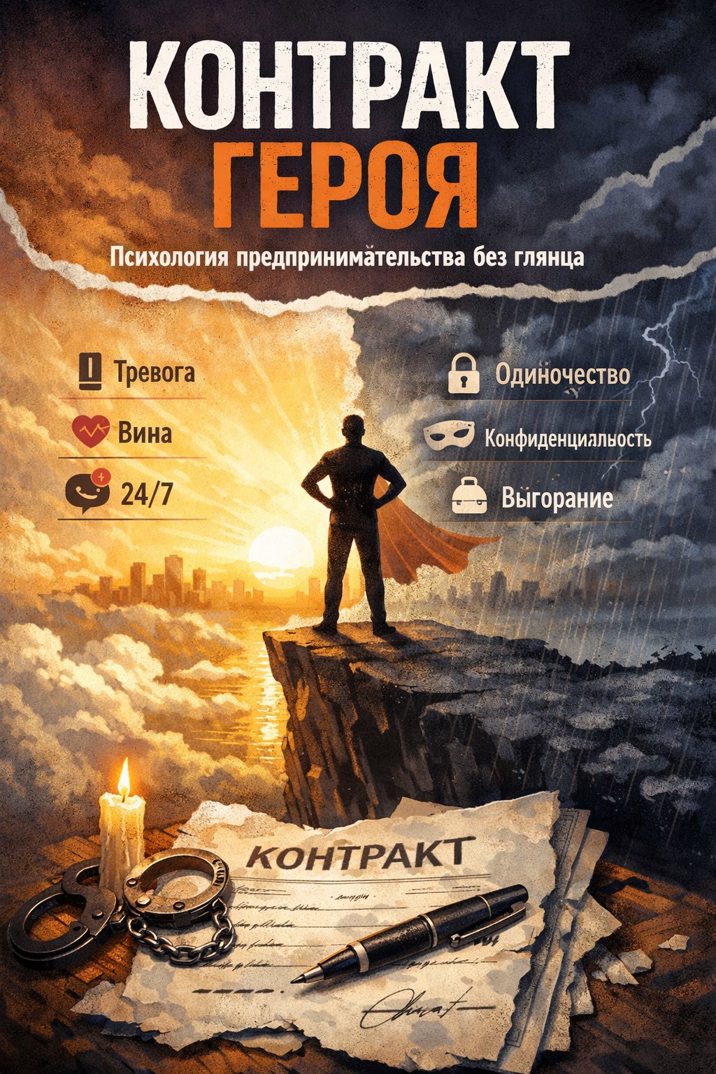 Обложка книги «Контракт героя: психология предпринимательства без глянца»