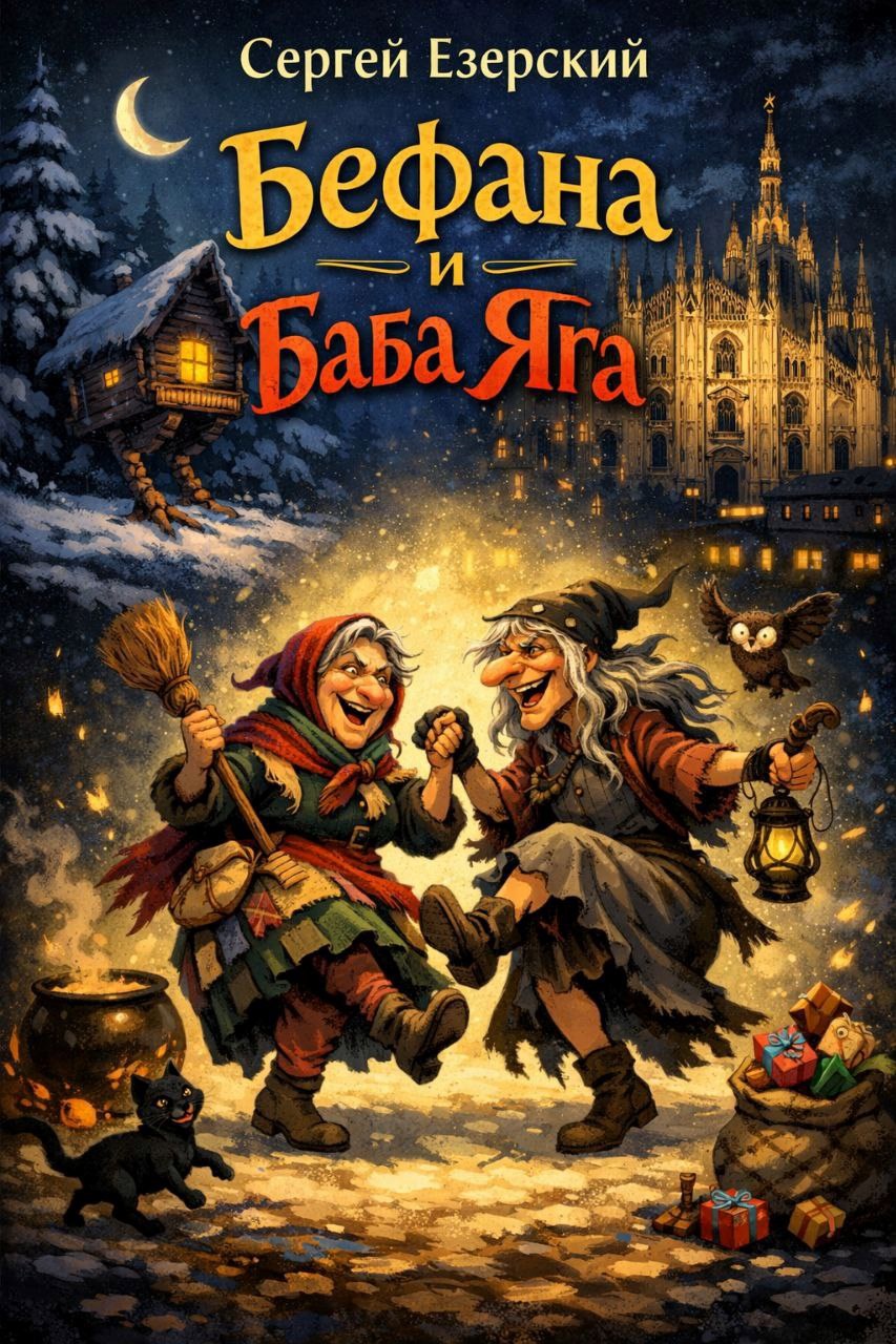 Обложка книги «Бефана и Баба Яга»