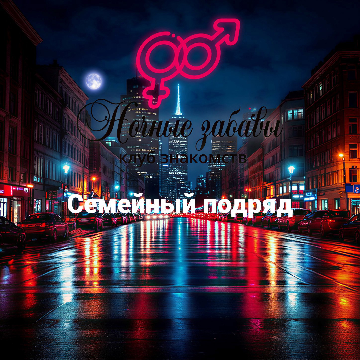 Обложка книги «Клуб «Ночные забавы»: «Семейный подряд»»