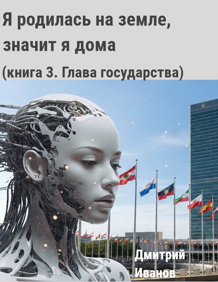 Обложка книги «Я родилась на земле, значит я дома (книга 3. Президент государства)»