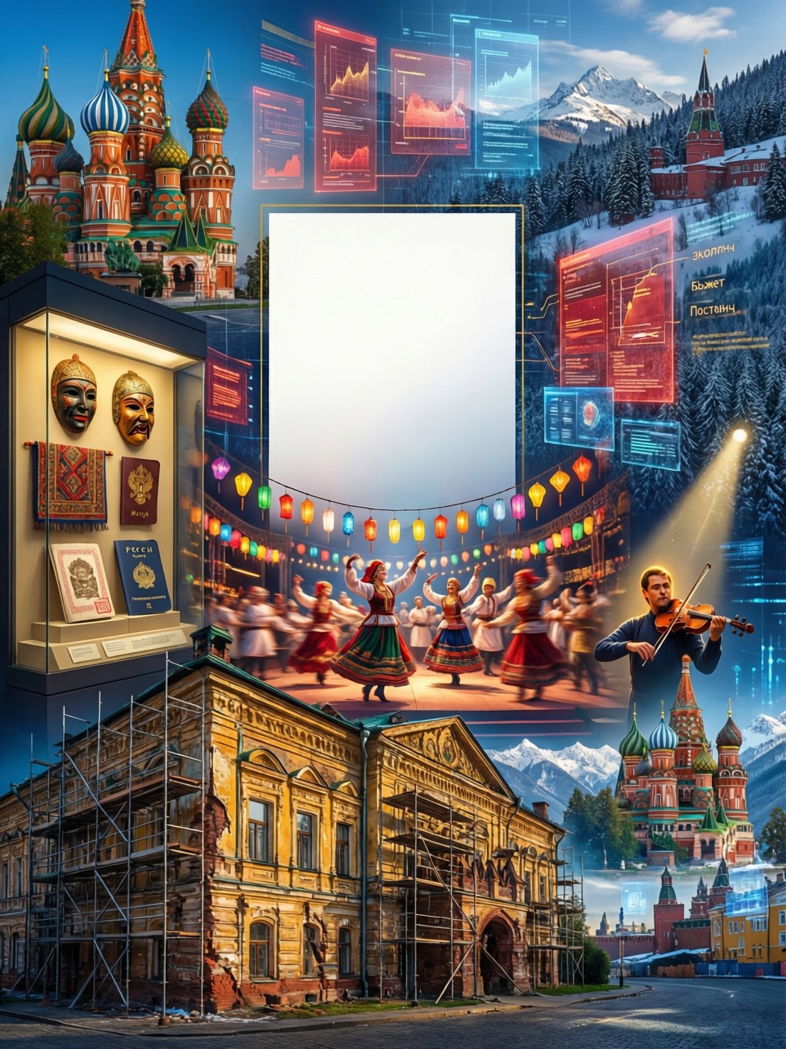 Обложка книги «Закупки в сфере культуры и туризма: реставрация, музейное оборудование, фестивали»