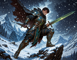 Верус на склоне...