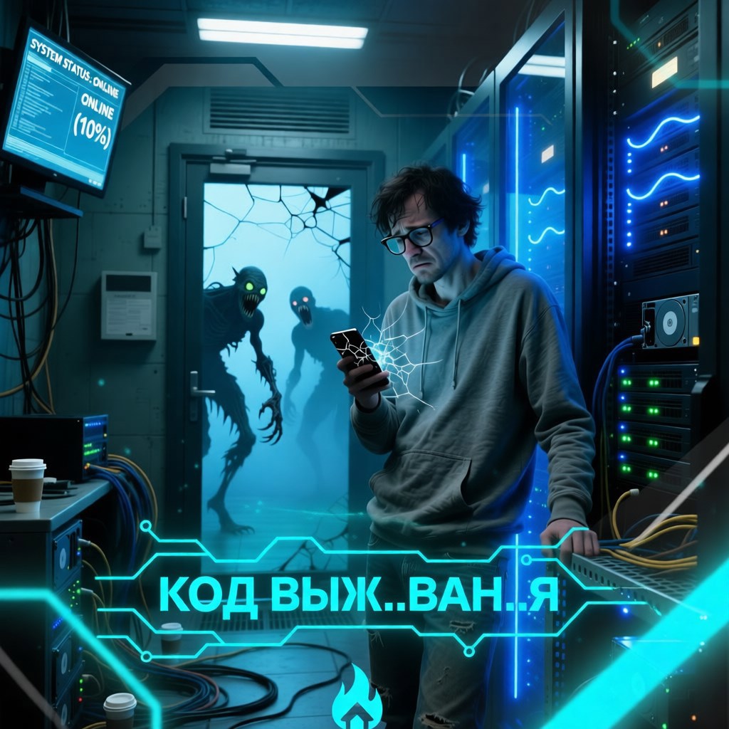 Обложка книги «КОД ВЫЖ..ВАН..Я»