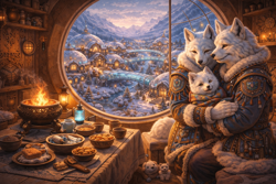 Дом феу и вид на Йур