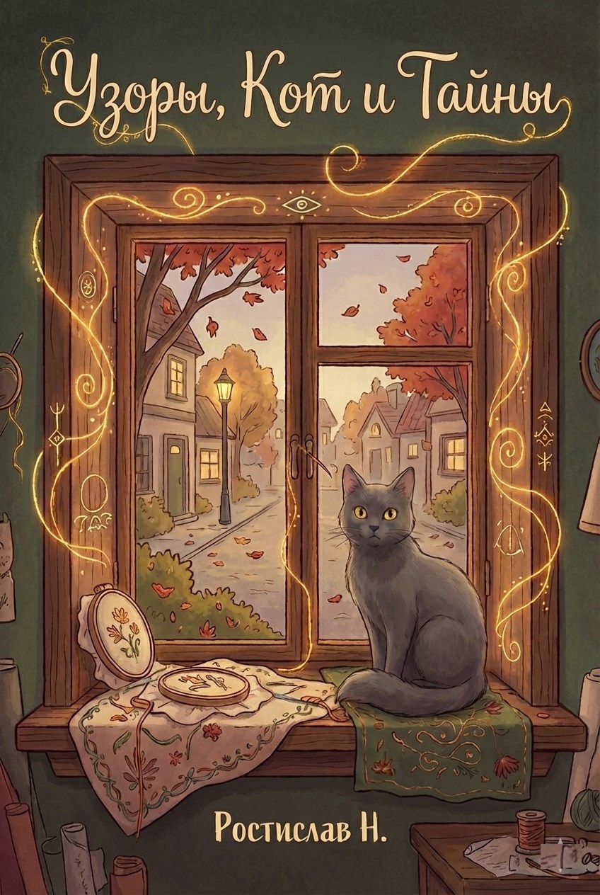 Обложка книги «Узоры, Кот и Тайны»