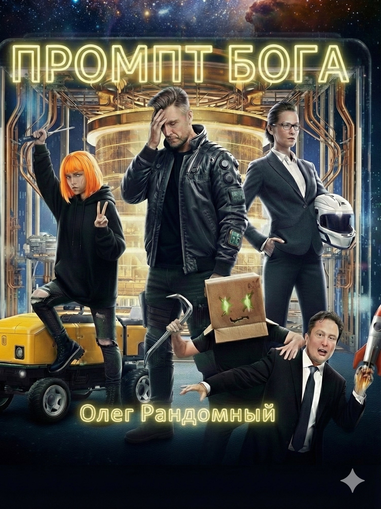 Обложка книги «ПРОМПТ БОГА»