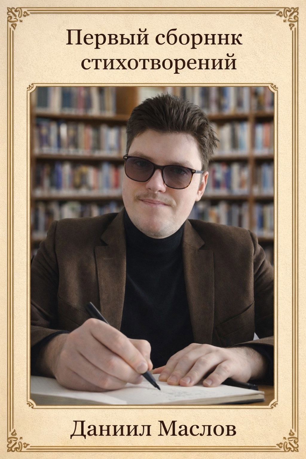 Обложка книги «Первый сборник стихотворений»