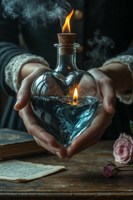 Обложка произведения Влюблённая ведьма