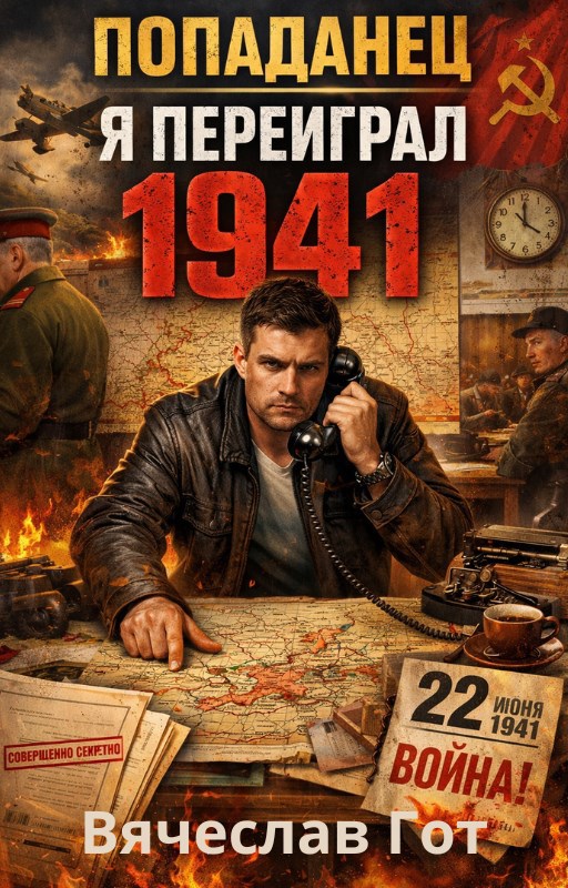 Обложка книги «Попаданец. Я переиграл 1941»