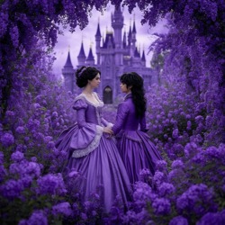 Девушки прогуливаются...