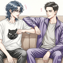 Хару и Шэнь на трансляции