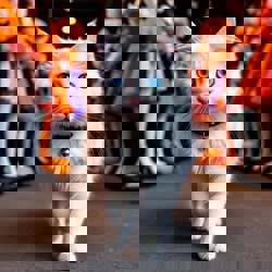 Аква в виде кошечки