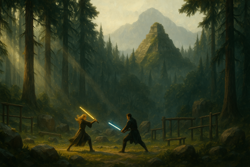 Тренировка джедаев на...