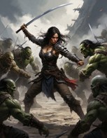 Обложка произведения Богатырка Затрахунья Сукубеишна и орки