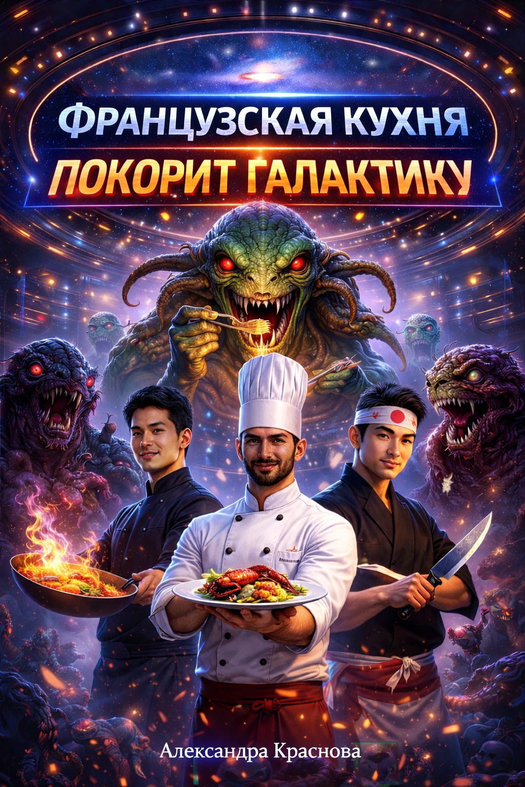 Обложка книги «Французская кухня покорит галактику»