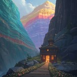 Обложка произведения В её ладони солнце и луна