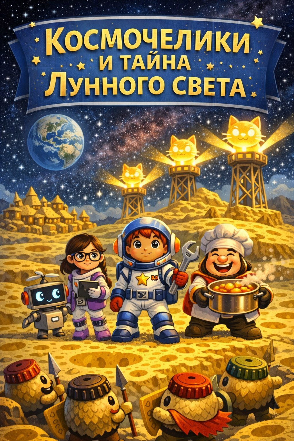 Обложка книги «Космочелики: Приключения Познавайки»