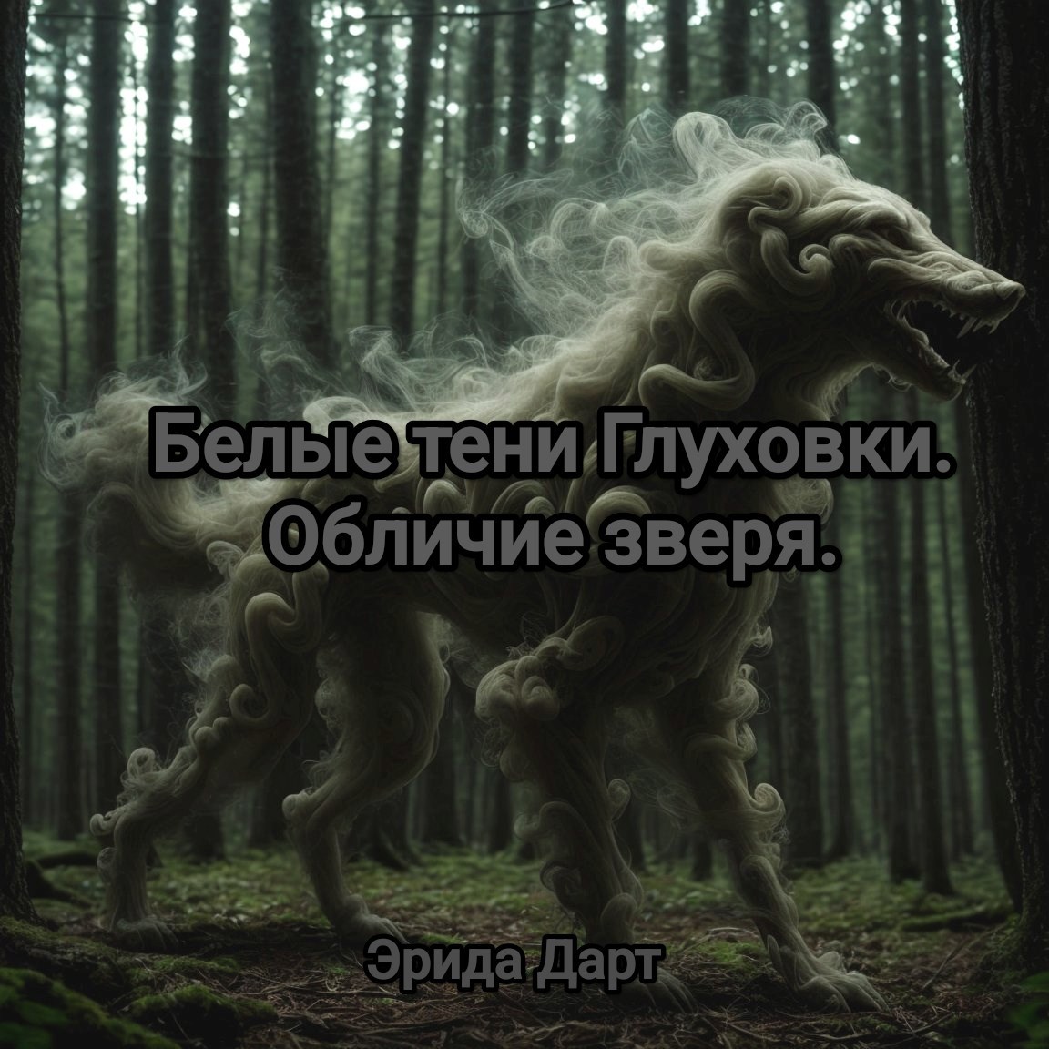 Обложка книги «Белые тени Глуховки. Обличие зверя.»