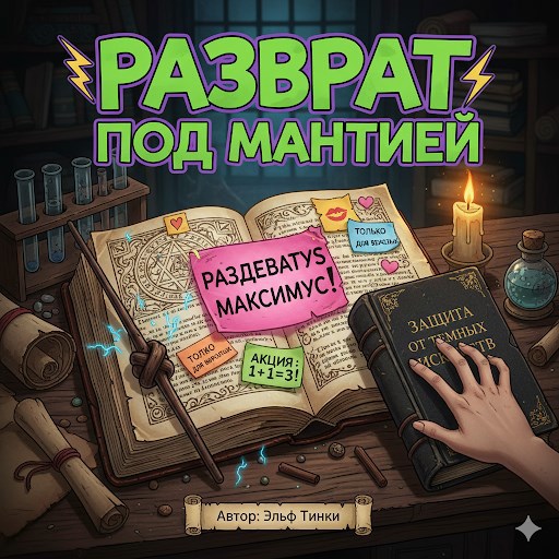 Обложка книги «​«Разврат под мантией: Скрытые протоколы Снейпа»»