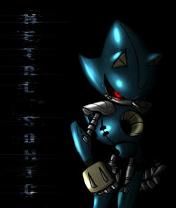 Метал Соник в начале...