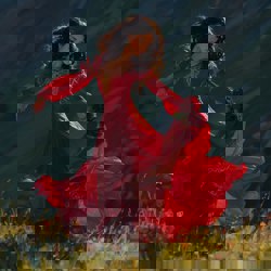 Амина в платье