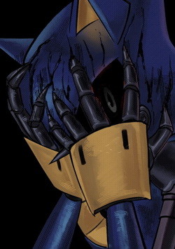 Метал Соник во время...