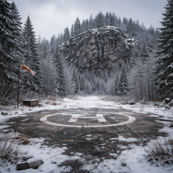 Заброшенная вертолетна...