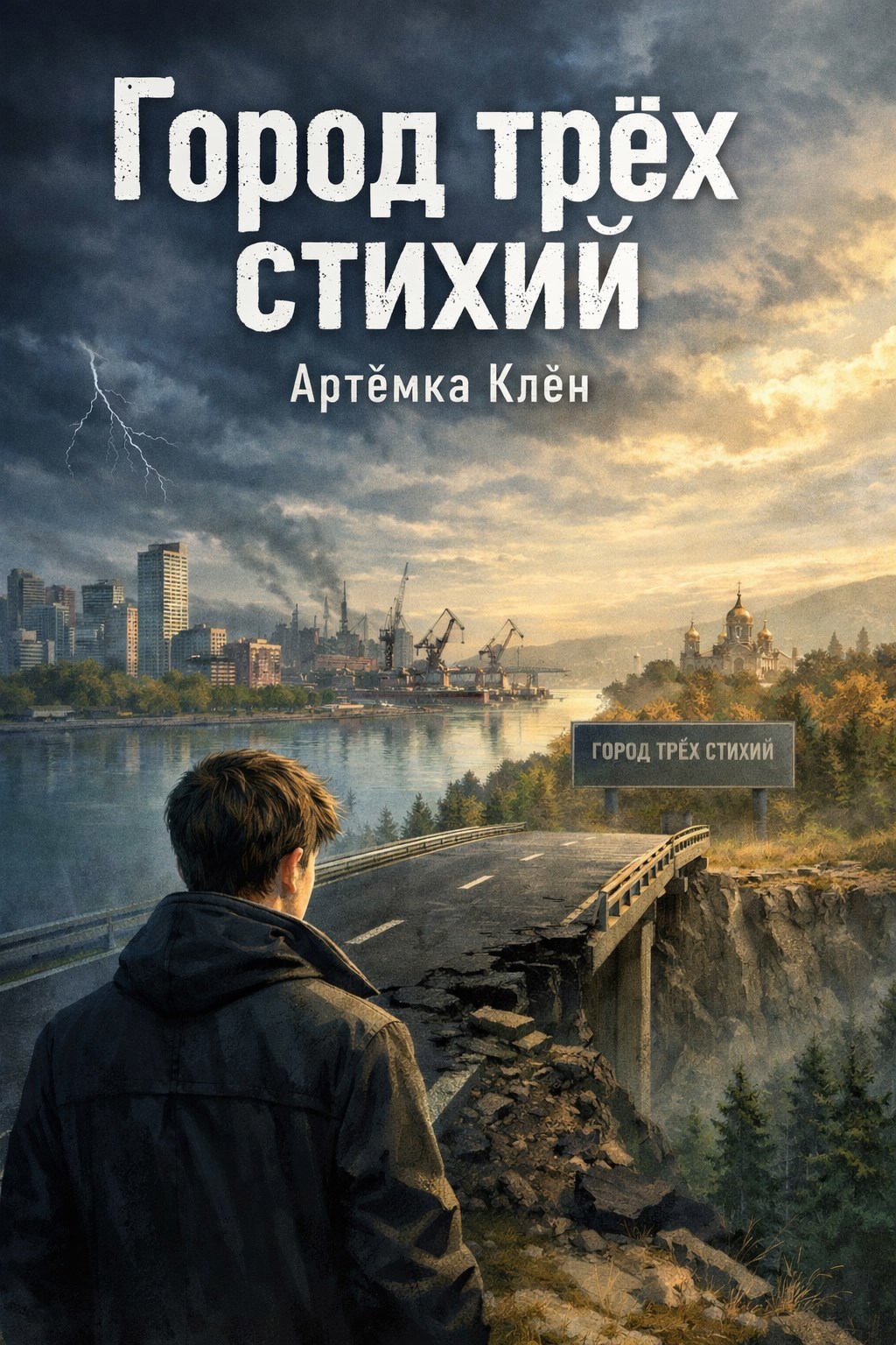 Обложка книги «Город трёх стихий»