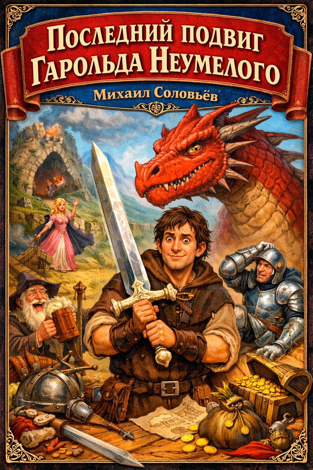Обложка книги «Последний подвиг Гарольда Неумелого»