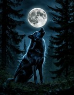 Обложка произведения Пока воет луна