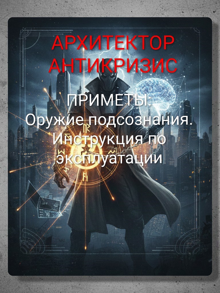 Обложка книги «ПРИМЕТЫ: Оружие подсознания. Инструкция по эксплуатации»