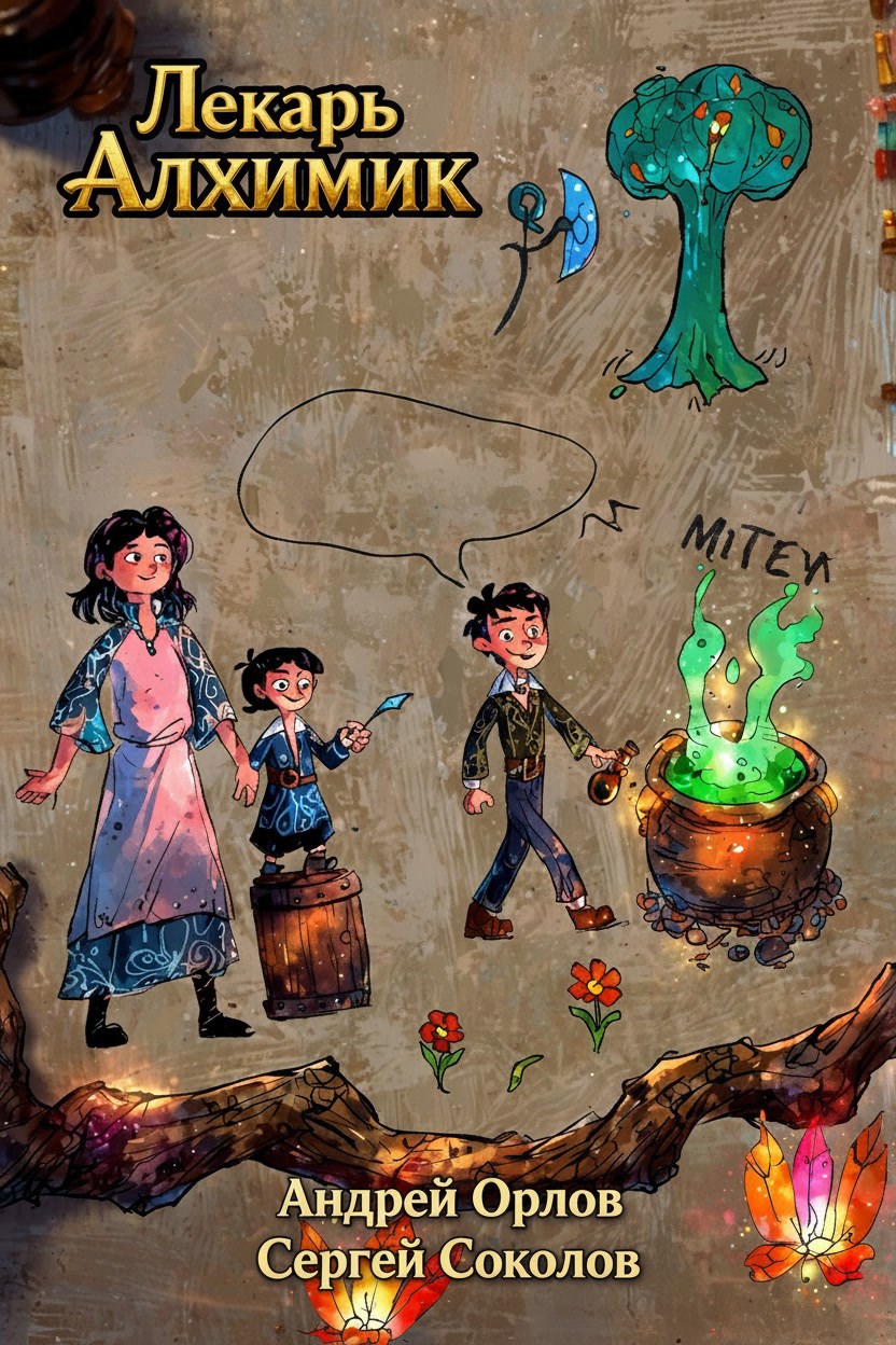 Обложка книги «Лекарь-Алхимик. Ознакомительный фрагмент. Без наград.»