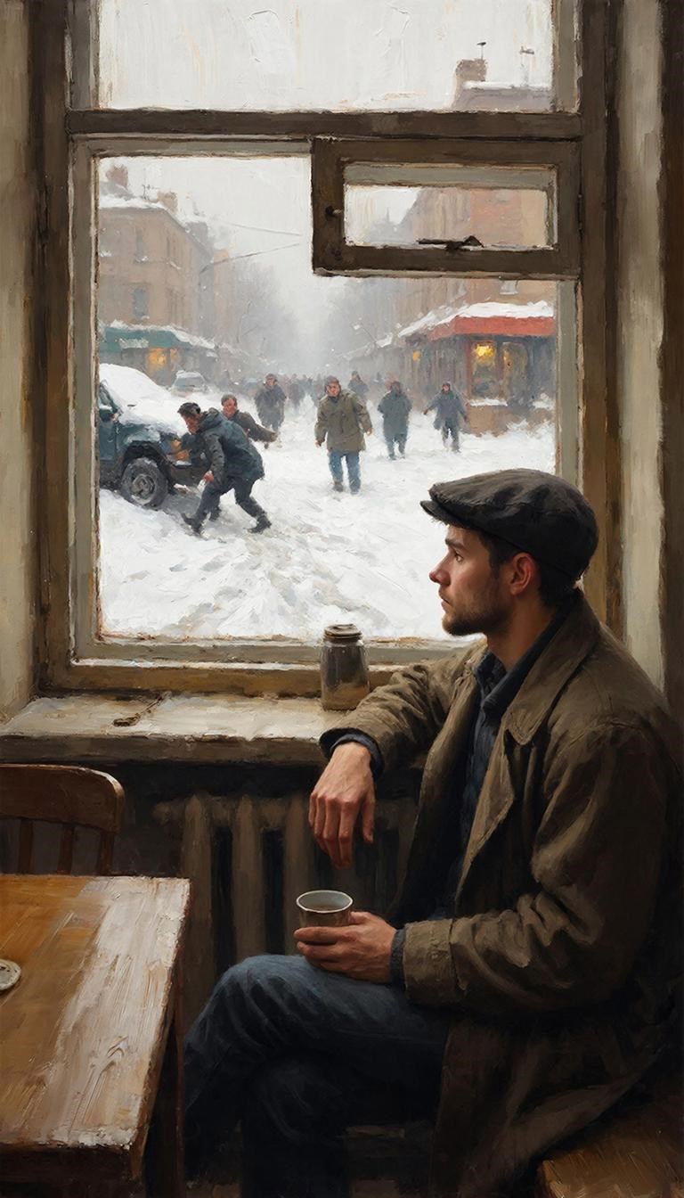 Обложка книги «Когда не убрали снег»